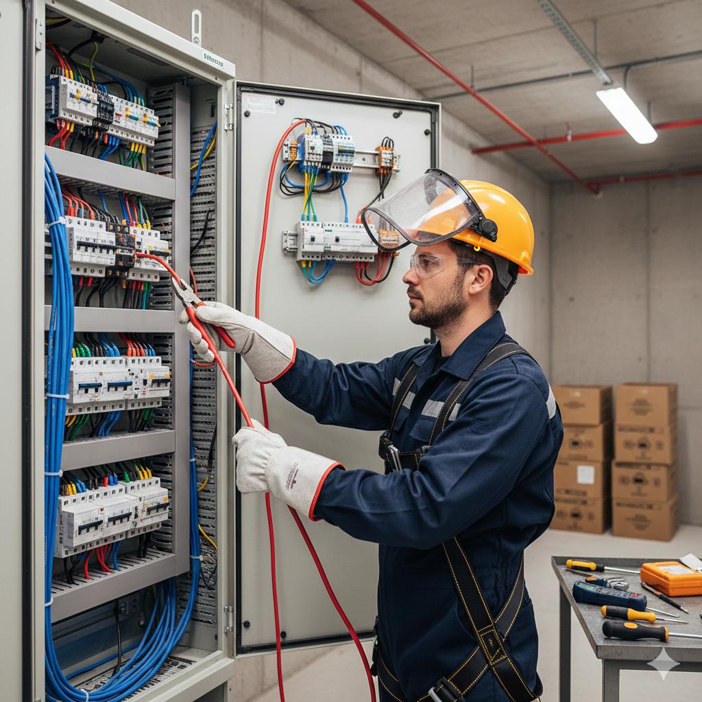 Electrical wiring team