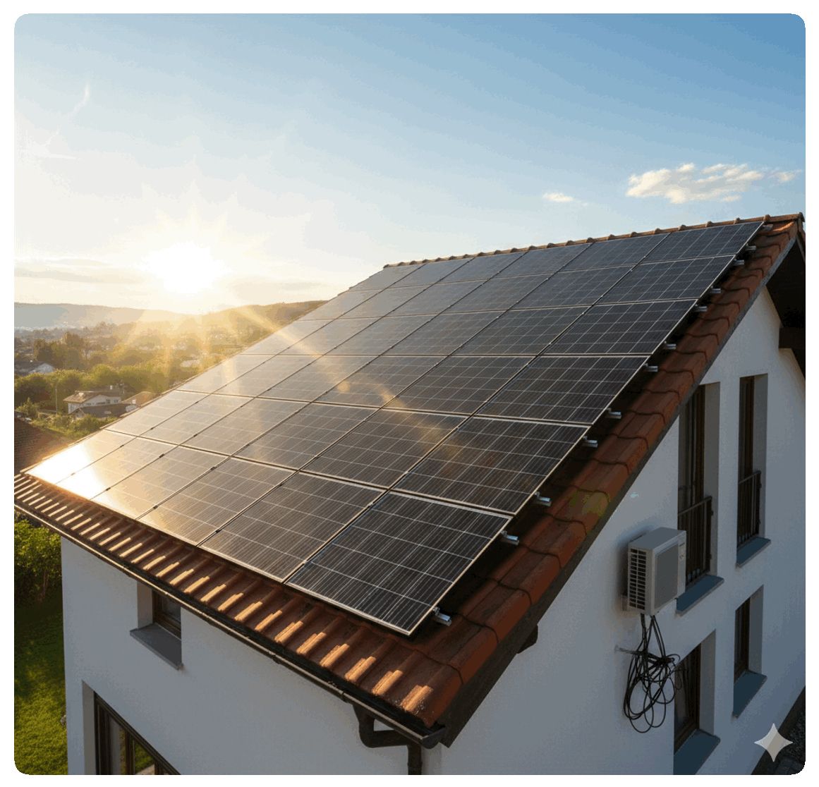 Solar panel installation